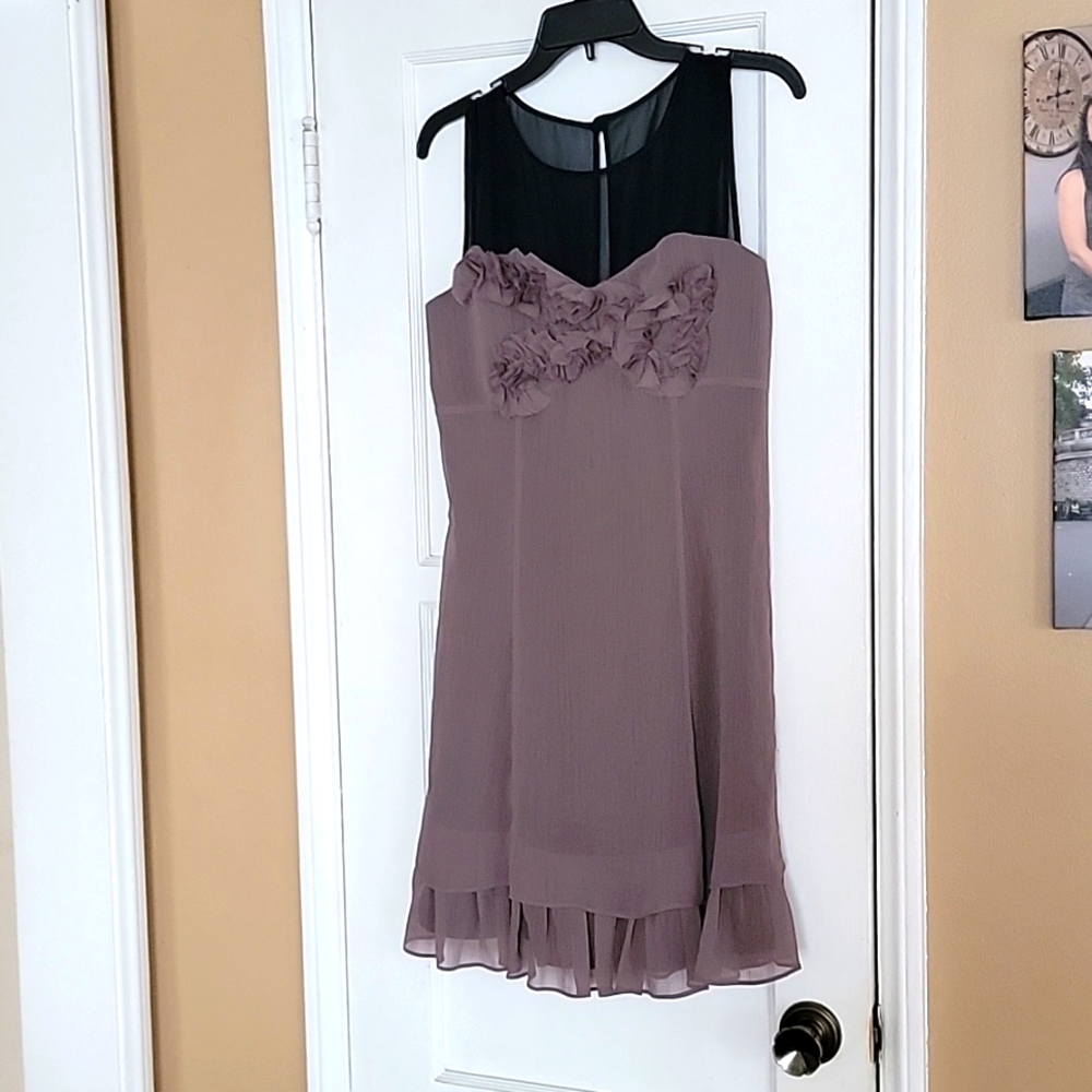 BCBG MAXANDCLEO CHIFFON DRESS